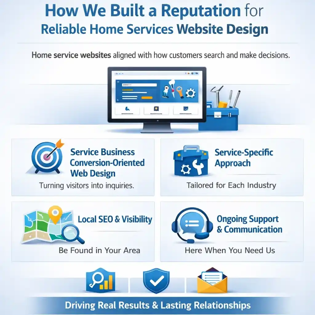 Reliable Home Services Website Design in New Orleans