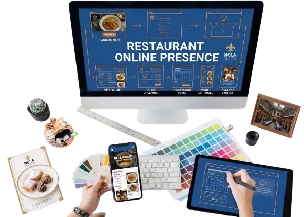 resturant web designing n New Orleans