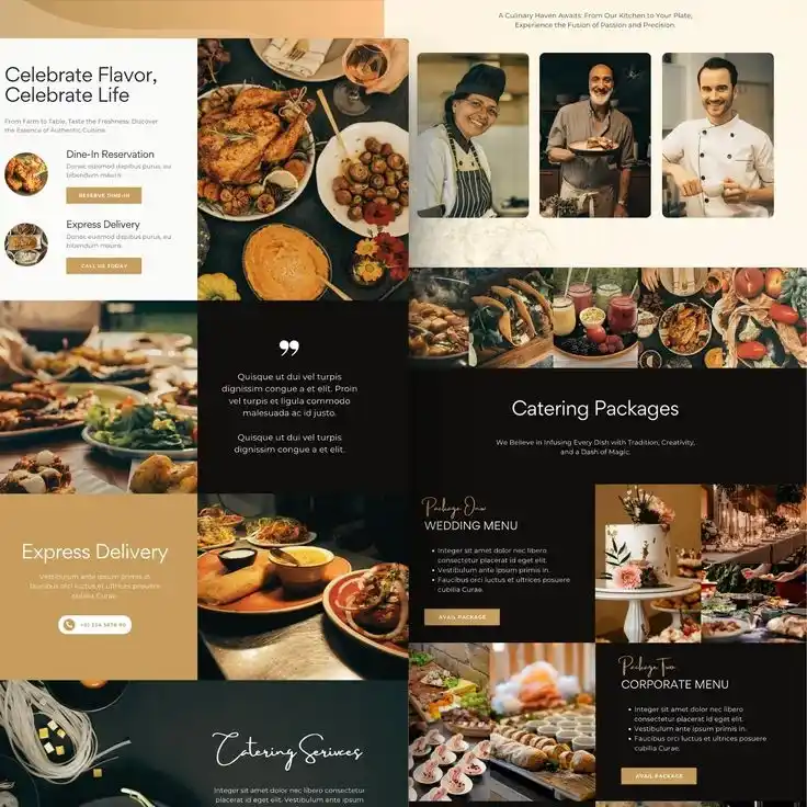 Website Design for Catering Businesses