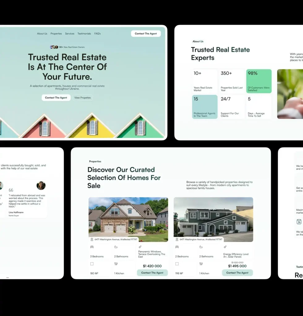 Website Design for Real Estate Businesses
