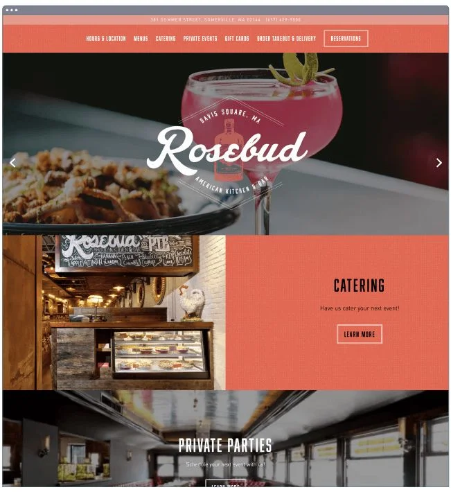 Website Design for Restaurants