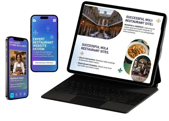 Website Design for Restaurants in New Orleans