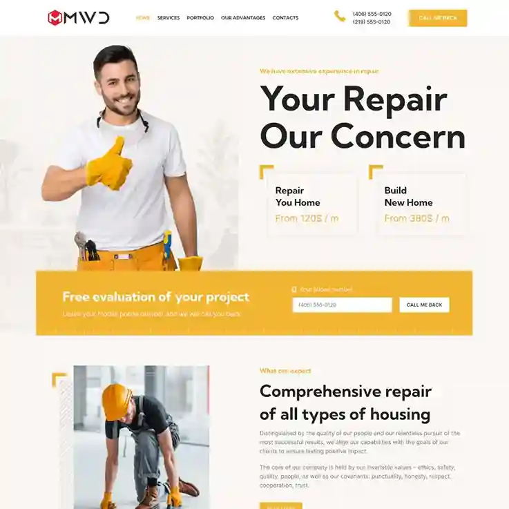 home service web design New Orleans