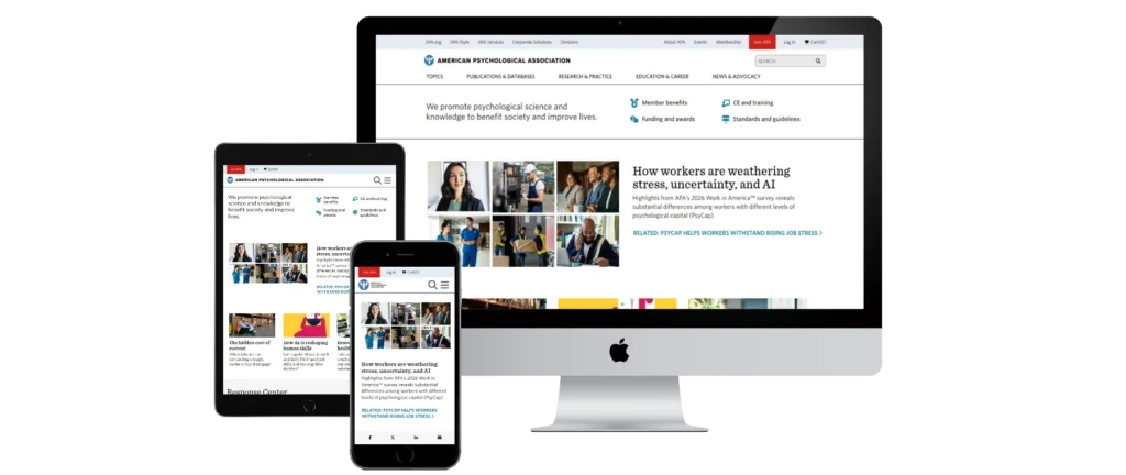 Mental health website design in New Orleans, LA mockup