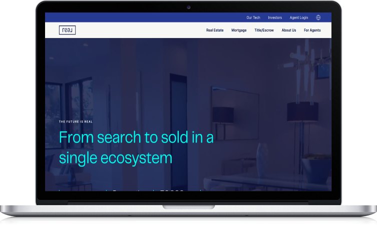 real estate website design New Orleans mockup